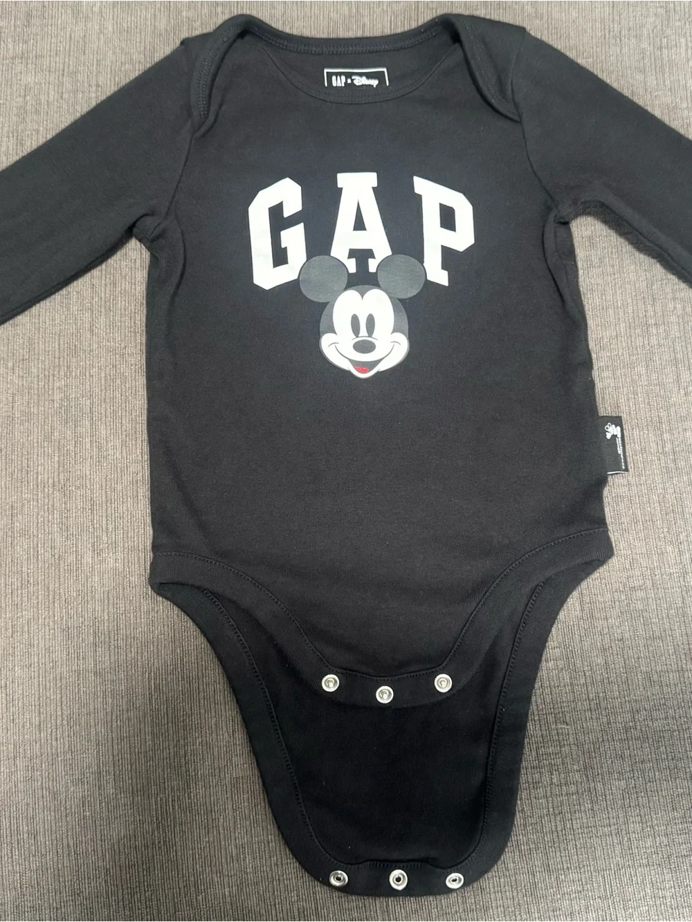 GAP x Disney Mickey Mouse Graphic Bodysuit and Joggers 12-18 months